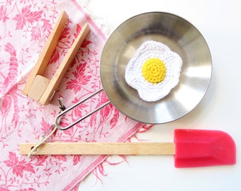 Crochet Pattern - Fried Egg - Crochet Food