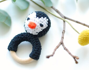 DIY Set - Penguin - Rattle & Bite Ring