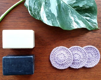 Sustainability-make-up pads crocheted (3 set)