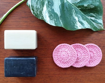 Durabilité - Tampons démaquillants au crochet (lot de 3)