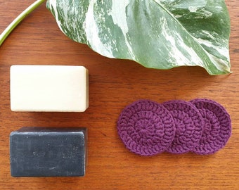 Sustainability-make-up pads crocheted (3 set)