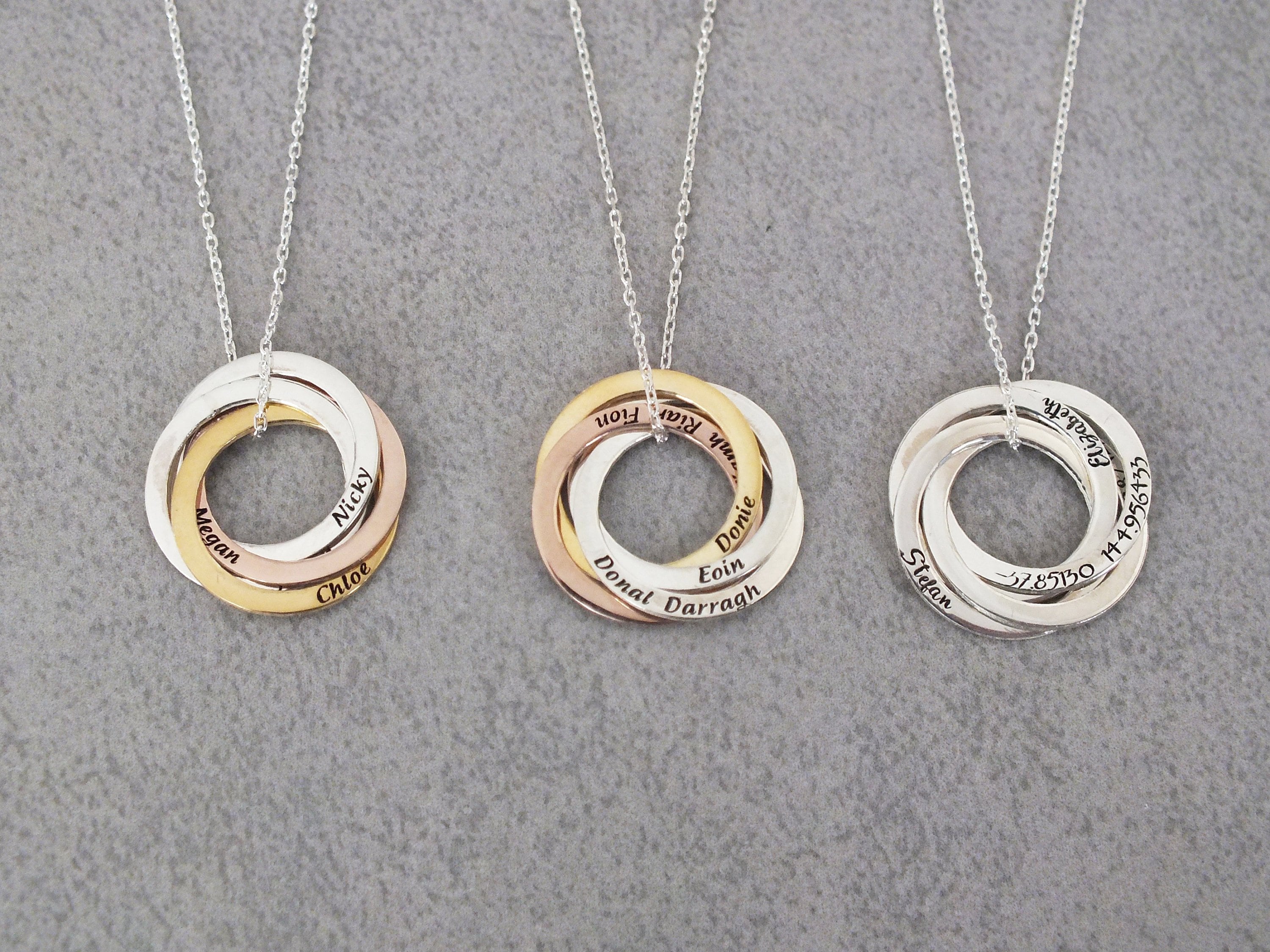 kid name necklace mom