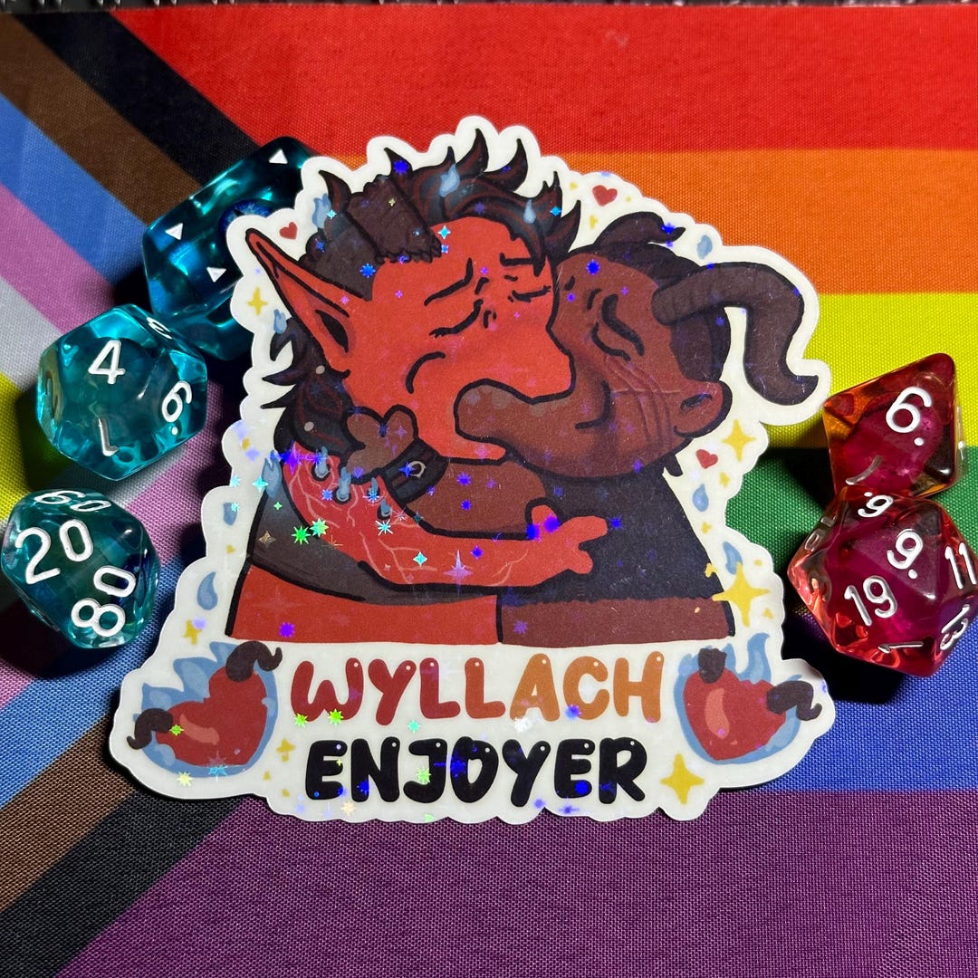 Wyllach BG3 Wyllach Vinyl Sticker - Etsy