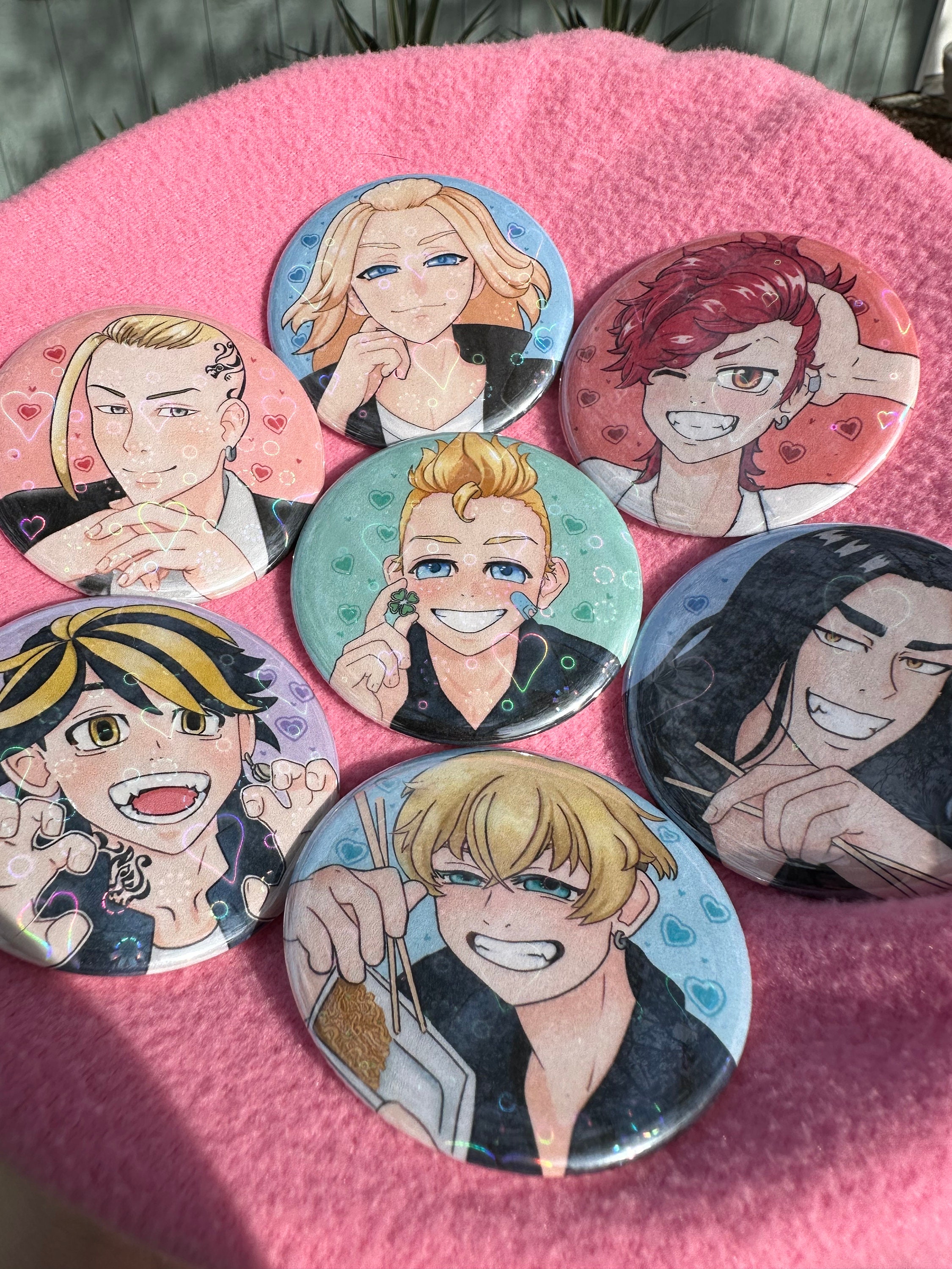 Tokyo Revengers Original Illustration Pinback Button (Kazutora