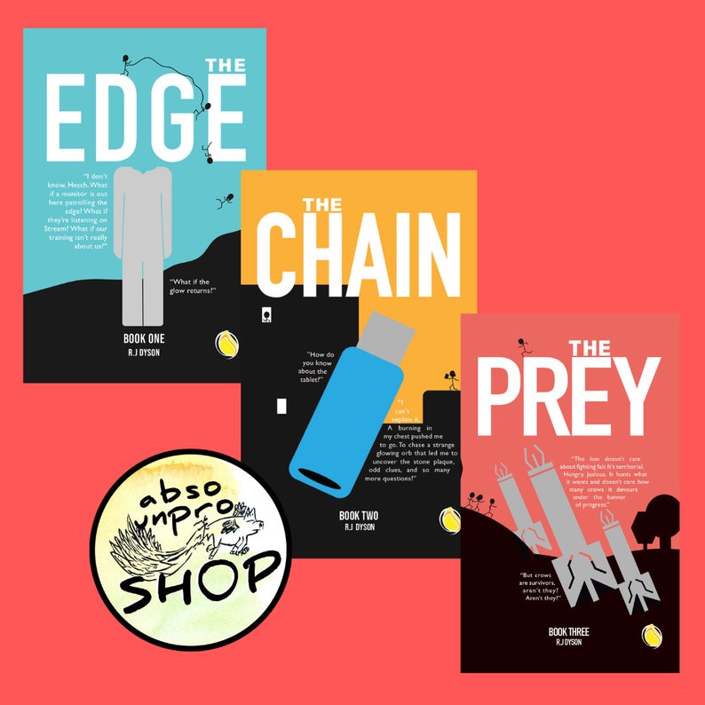 ROTG Series: Books 1-3 The Edge, The Chain, The Prey Fiction, Novel, Teen, Sci-Fi, Faith image 1
