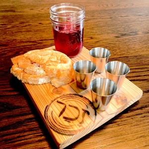 Family Jesus Remembrance Kit: Communion, Bread and Cup, Sabbath, Christian, Family Bible Study image 2