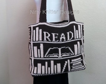 Book Bag Knitting Pattern [ENGLISH ONLY, PDF Download]