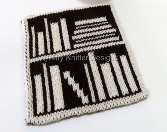 Book Potholder Knitting Pattern [ENGLISH ONLY, PDF Download]