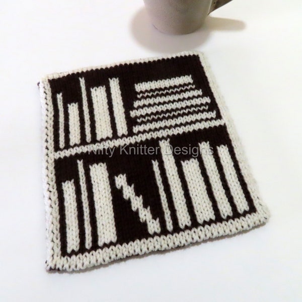 Book Potholder Knitting Pattern [ENGLISH ONLY, PDF Download]