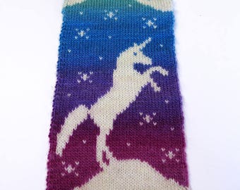 Unicorn Scarf Knitting Pattern - Magic Unicorn Scarf [ENGLISH ONLY]