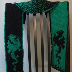Dragon Scarf Knitting Pattern Fire Dragon Scarf ENGLISH ONLY image 4