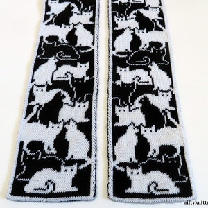 Cute Cat Scarf Knitting Pattern Herding Cats Scarf image 2