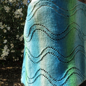 Lace Shawl Knitting Pattern Waverider Shawl ENGLISH ONLY image 4