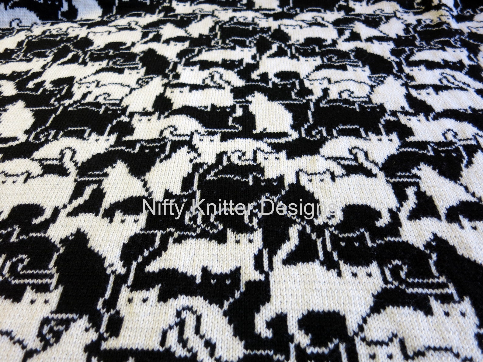 Cute Cat Blanket Knitting Pattern Baby Throw Herding Cats - Etsy