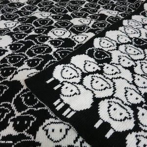 Sheep Blanket Knitting Pattern, Baby, Throw - Counting Sheep Blanket