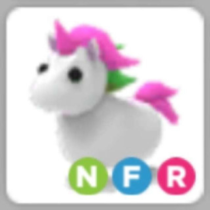 Adopt Me Pet NFR Unicorn Etsy