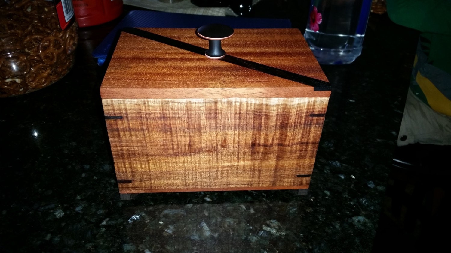 Custom Hand Made Exotic Wood Boxes Etsy