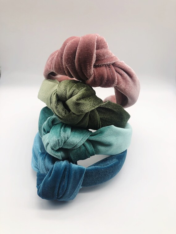 Velvet Knot headband, knot headbands, headbands, ladies and girls headbands
