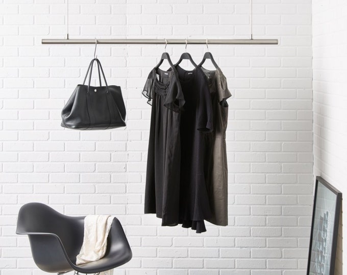 Airjust SOLO ® Hanging Cloth Rack | Closet Rod | Ceiling Mounted ...