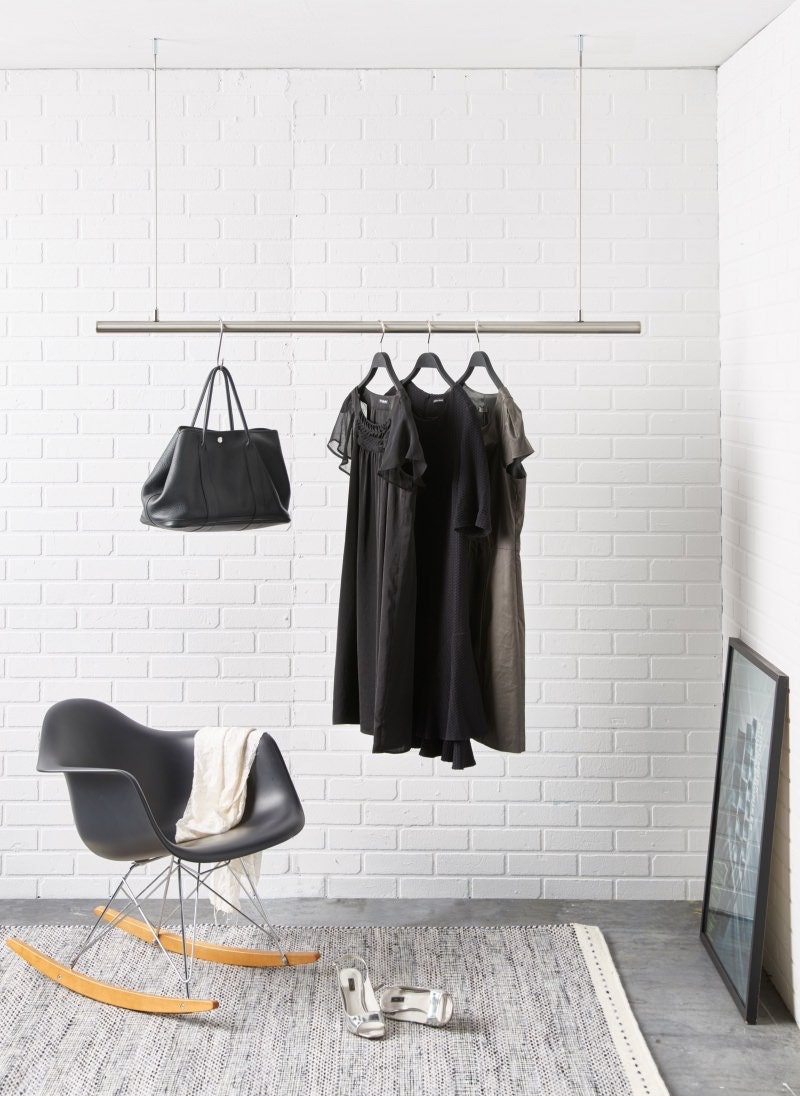 Chrome Adjustable Hanging Closet Rod