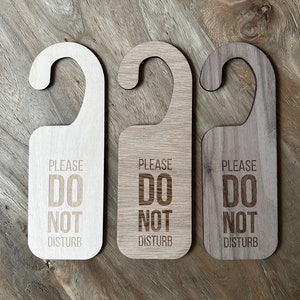 Do not disturb hotel door sign-Keep out-Private-Privacy requested-Not available. image 1