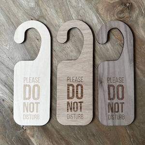 Do not disturb hotel door sign-Keep out-Private-Privacy requested-Not available. image 1