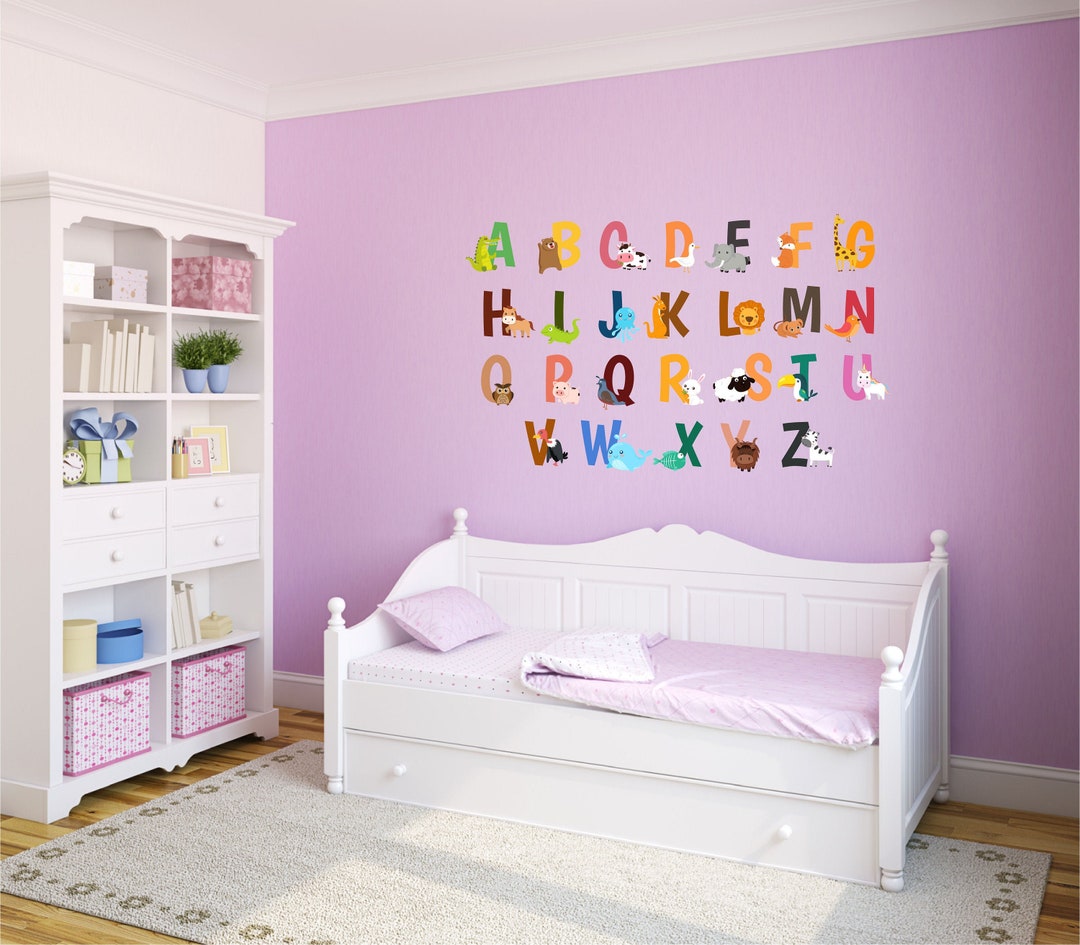 Alphabet Wall Stickers for Easy Phonics Learning | Wall Decal Children ...