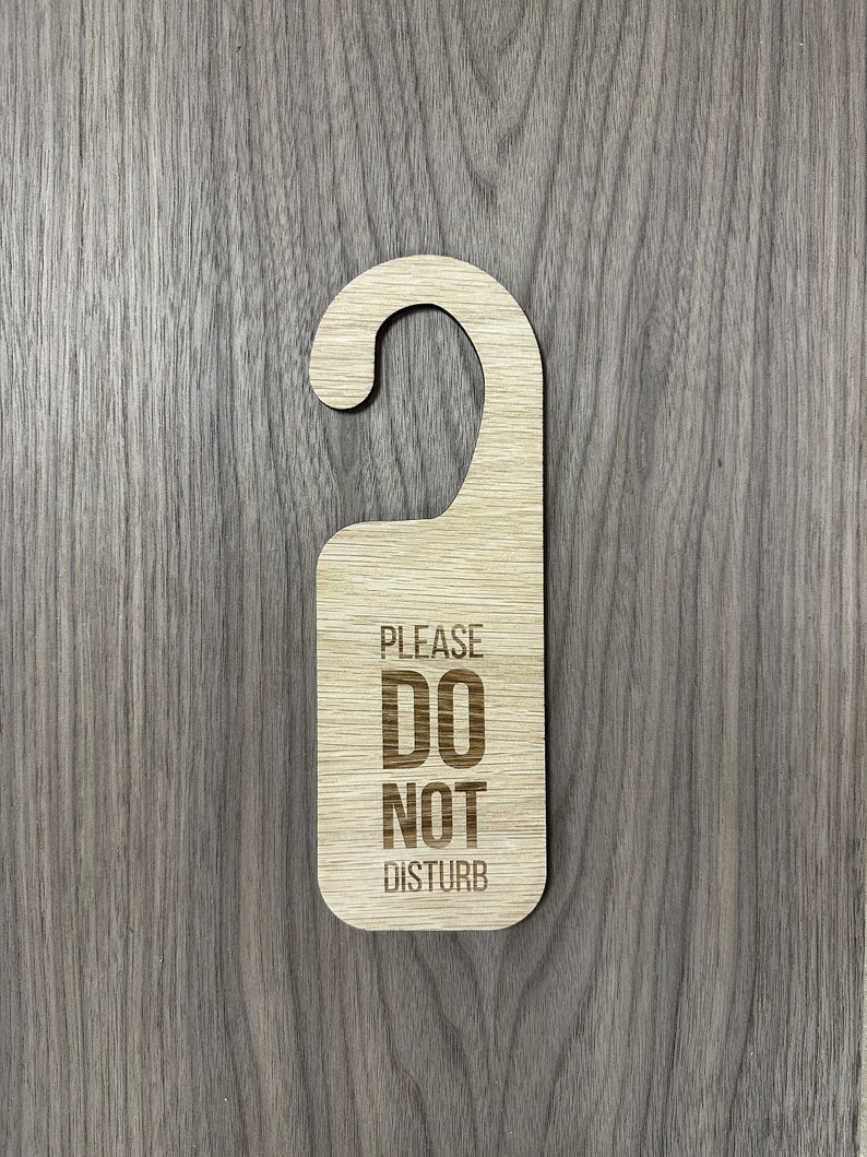 Do not disturb hotel door sign-Keep out-Private-Privacy requested-Not available. image 2