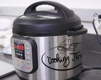 Label your cooking with ease: Multi-cooker Stickers Instant Pot stickers - Cooking Time - kitchen stickers - Cooker stickers