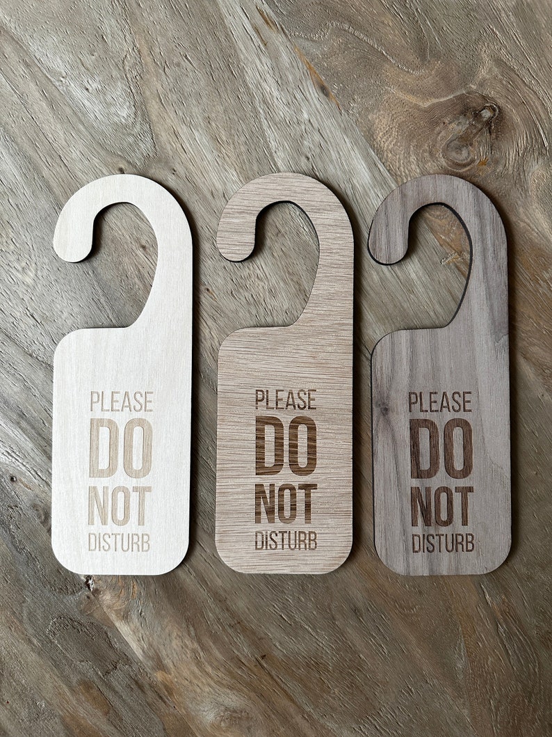 Do not disturb hotel door sign-Keep out-Private-Privacy requested-Not available. image 1