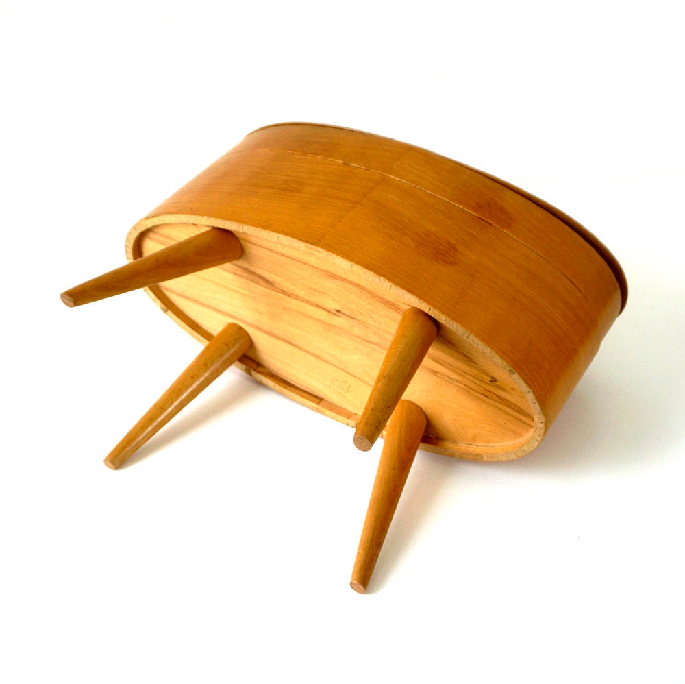 goki wooden sewing box