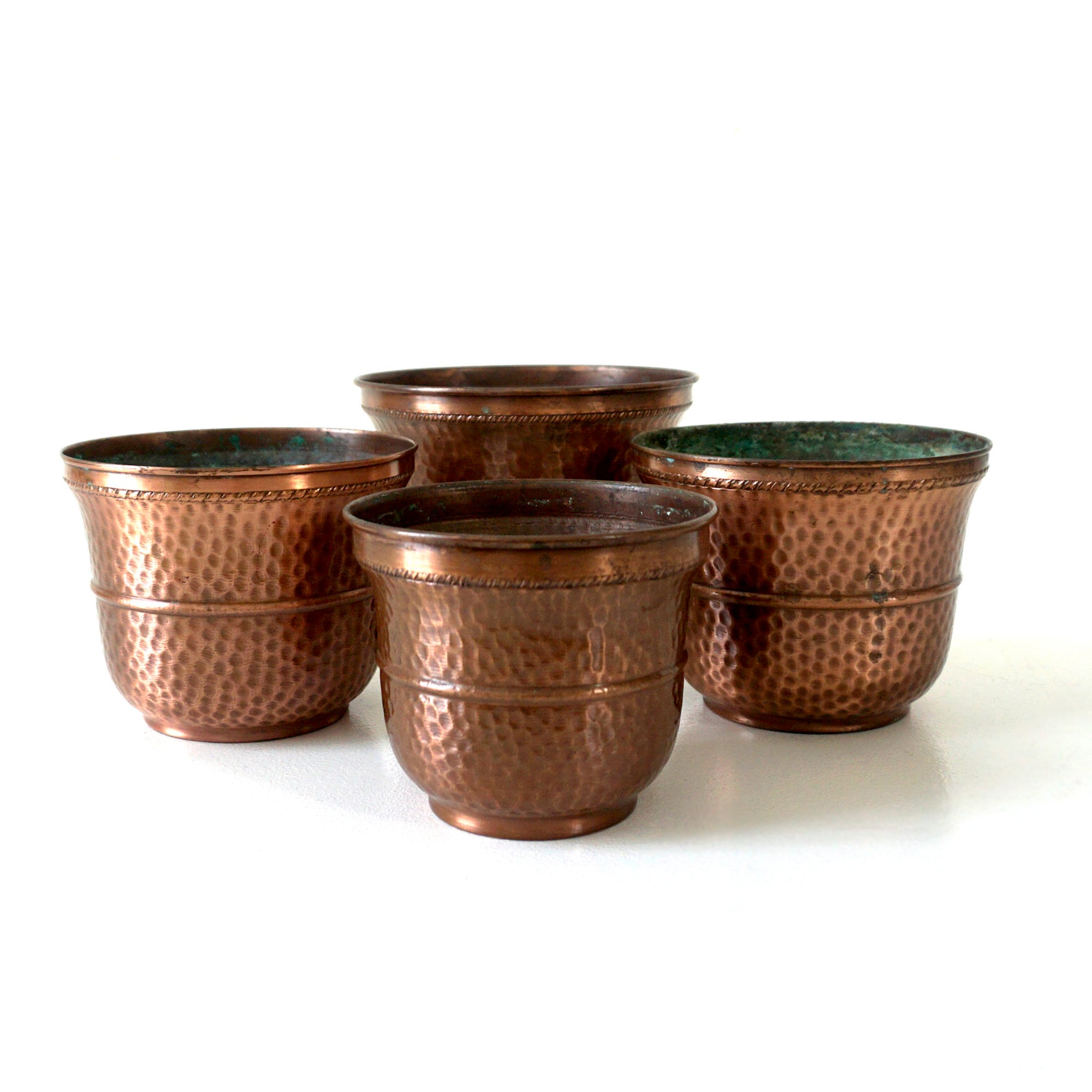 Hammered Copper Plant Pot New Interior Design