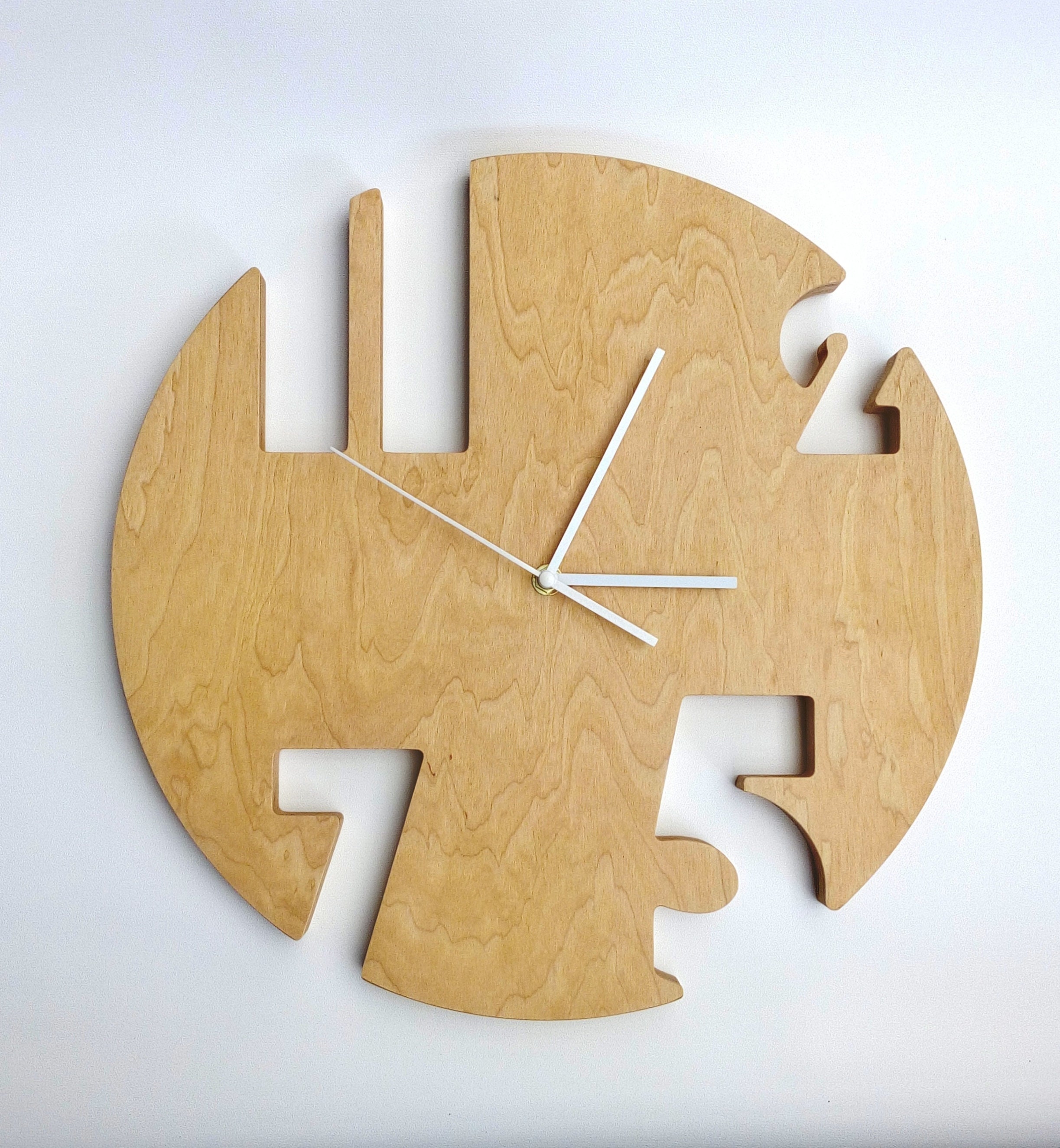 Large Wooden Wall Clock for Kitchen Office Living Room in a Etsy UK