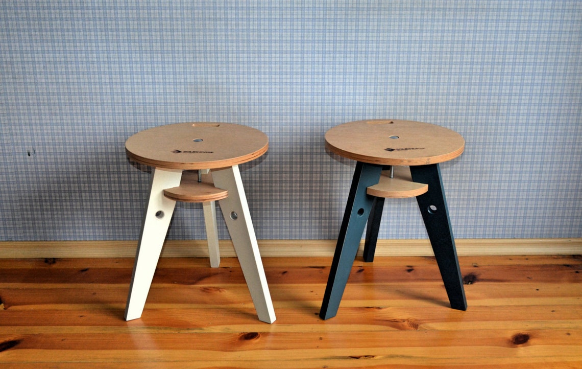 Flatpack stool Scandinavian plywood stool farmhouse stool. Etsy