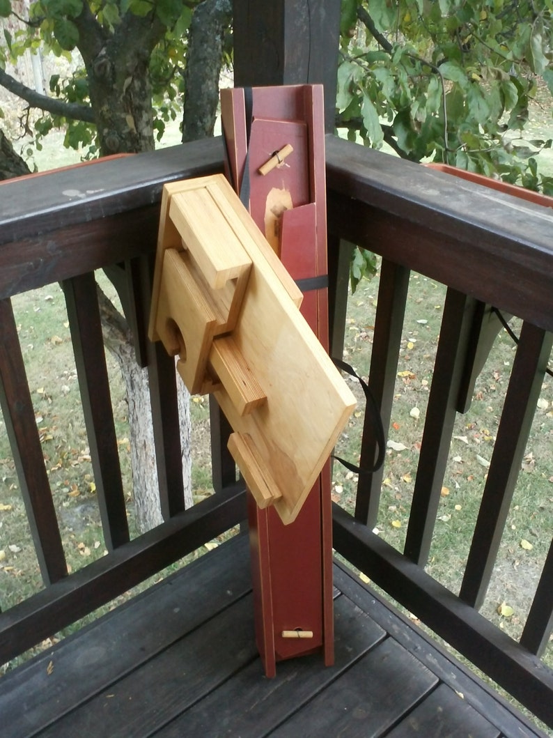 Foldable convertible table for a laptop.