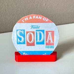 Funko Pop Soda Sammler Kartenhalter - Individueller Funko Pop Soda Dosenständer - Funko Pop Soda Dose - Kartenhalter für Funko Soda. funko geschenk