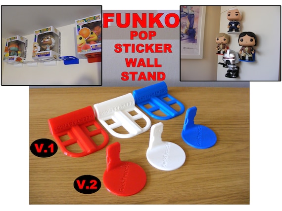 Support mural flottant Funko Pop, pas de vis nécessaires, support à  collectionner pour étagère flottante. Support Funko Pop personnalisé pour figurine  Pop. Présentoir Funko Pop -  France