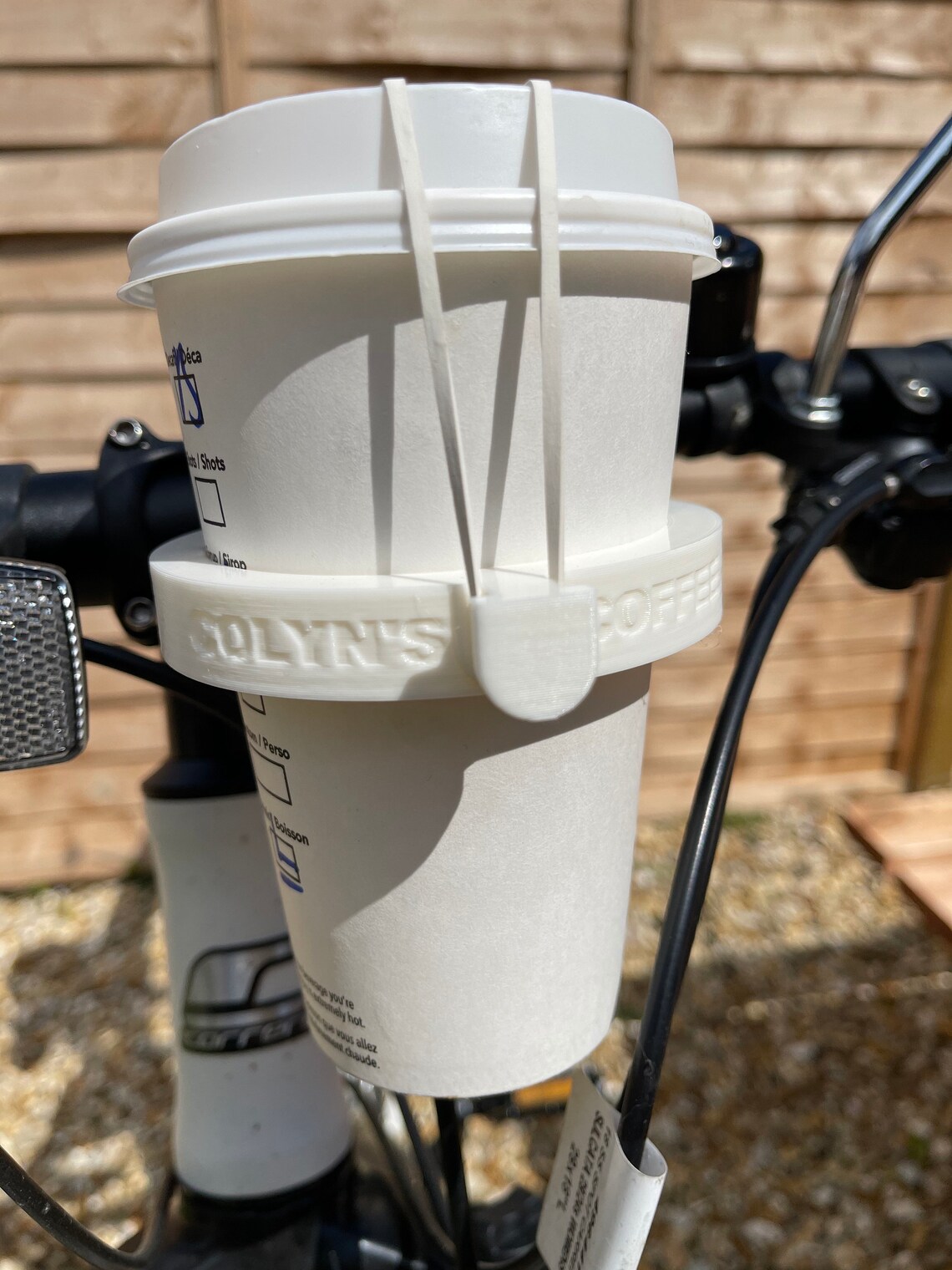 Bicycle coffee cup holder bike coffee carrier portable cup Etsy