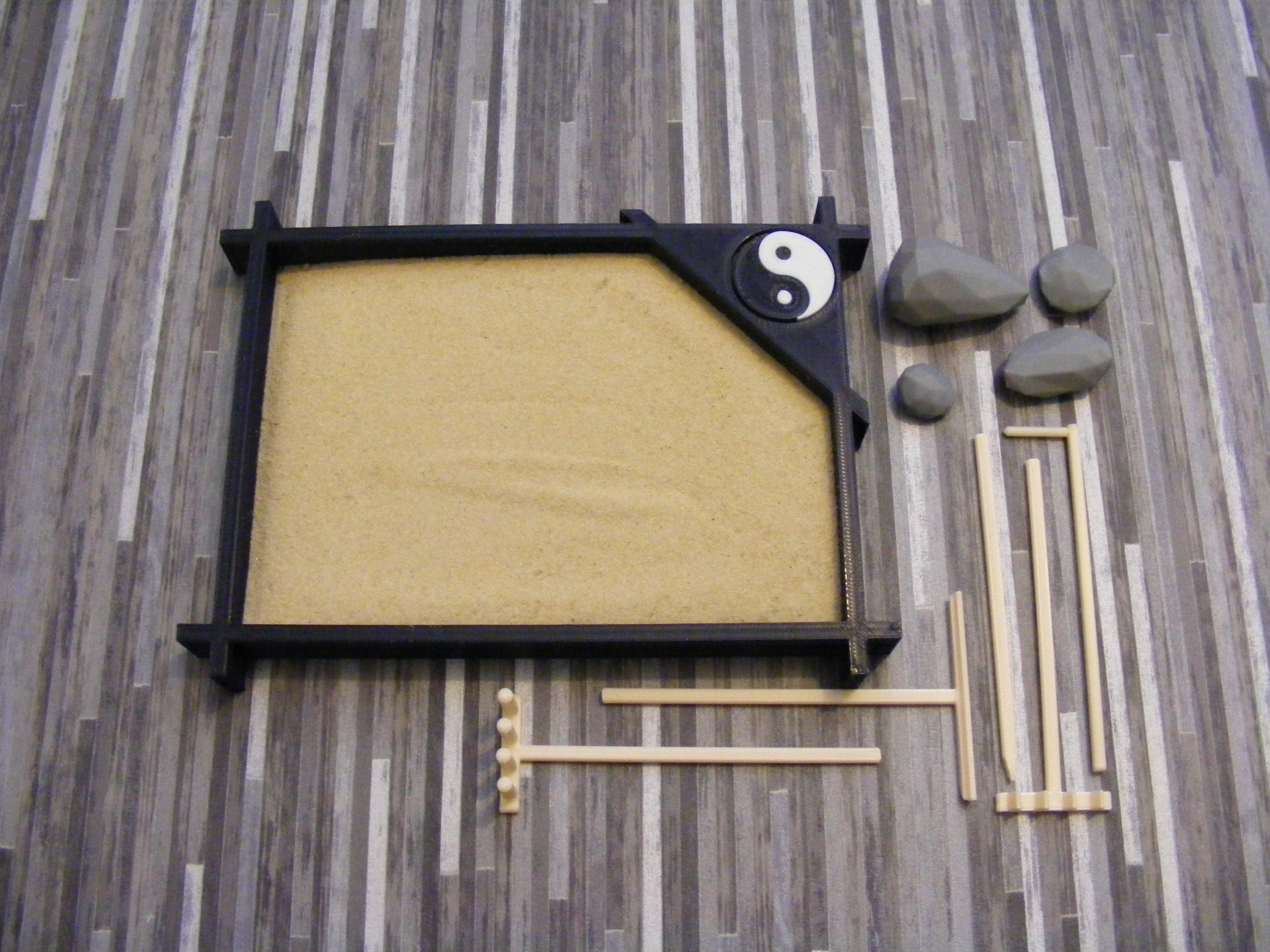 Mini Zen Garden Tabletop Zen Garden Kit Sand Garden Etsy Australia