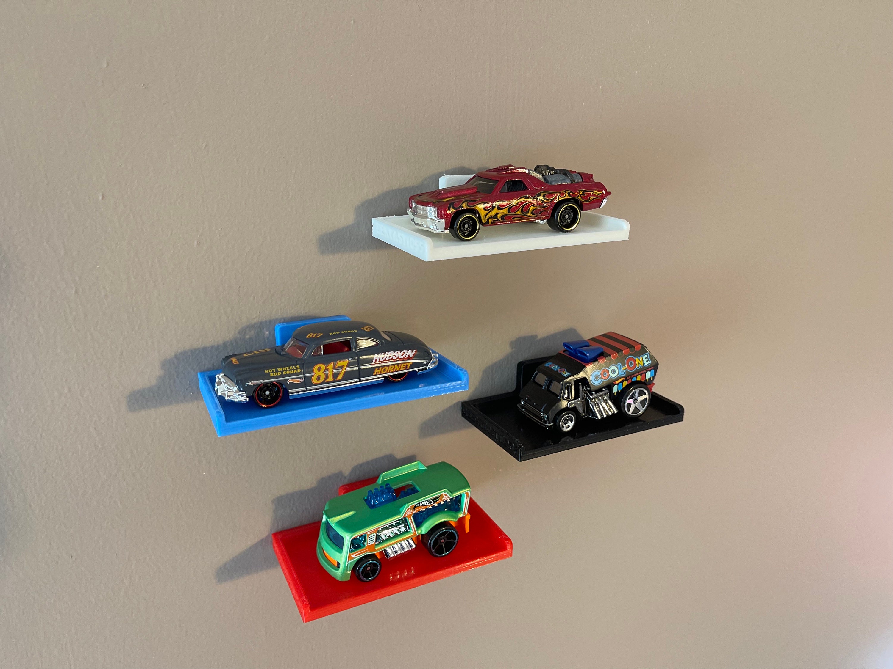Display Stand for Hot Wheels | Wall Mount for Matchbox Collectable