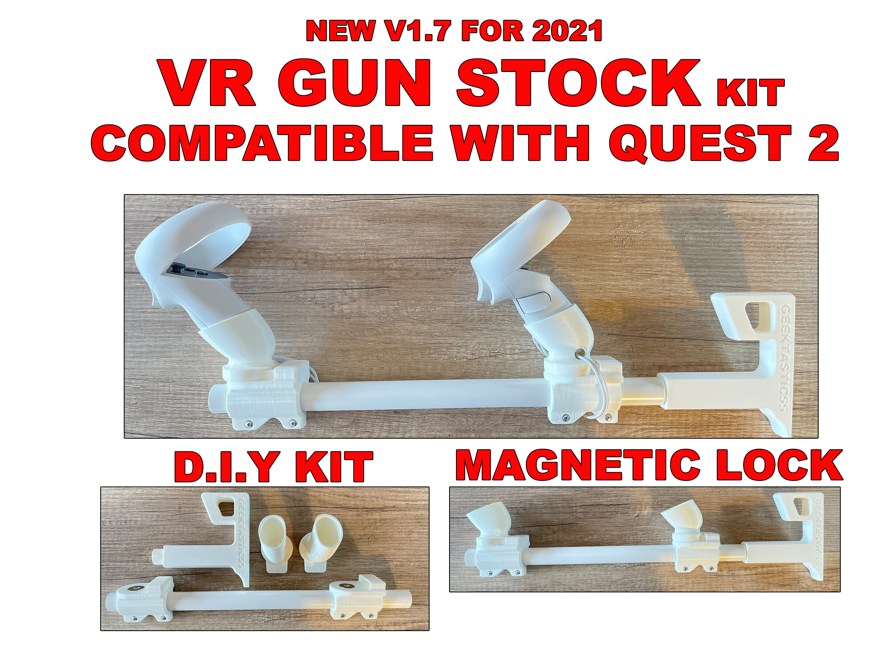 Vr Gun Stock Fits Oculus Quest 2 Touch Controllers Onward Gun Etsy New Zealand