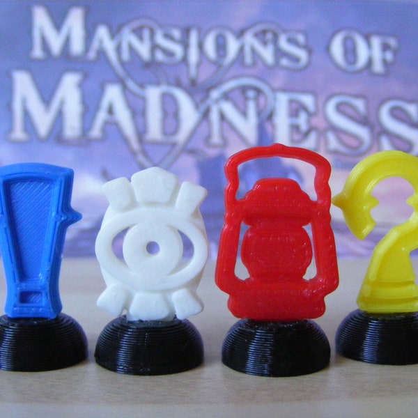 Mansions of Madness Token set (40 tokens). Enhance your role play board game with these tokens. NOT A TOY