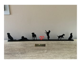 LABRADOR Silhouette Ornament gift for dog lover or dog breeder | Labrador lover gift art | chocolate labrador, black labrador lovers Present