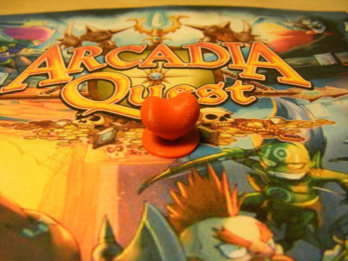 Arcadia Quest Wound heart Tokens set of 48 RPG 3D Board Etsy