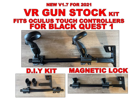 Vr Gun Stock Fits Oculus Quest 1 And Rift S Touch Controllers Etsy