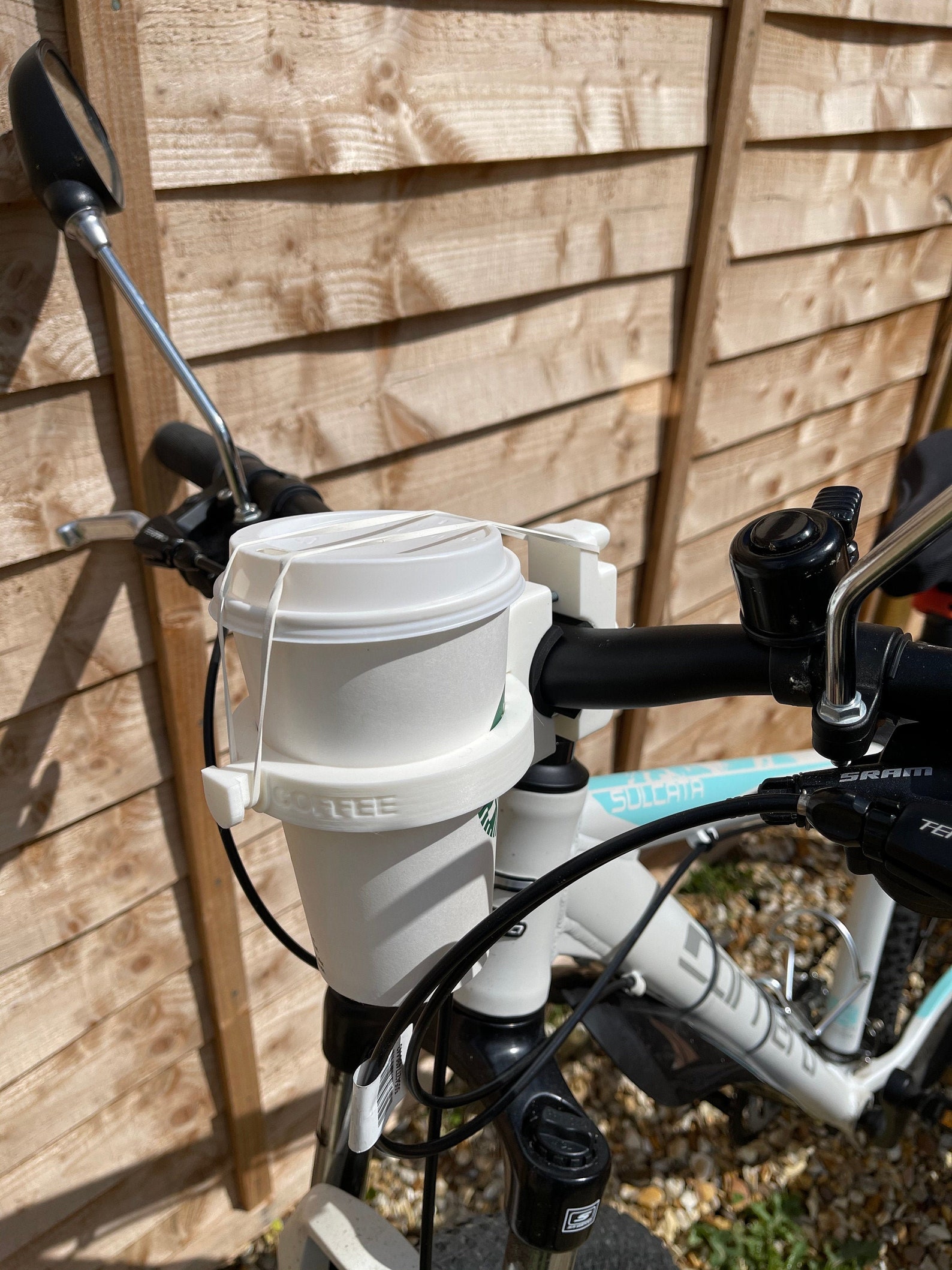 Bicycle coffee cup holder bike coffee carrier portable cup Etsy