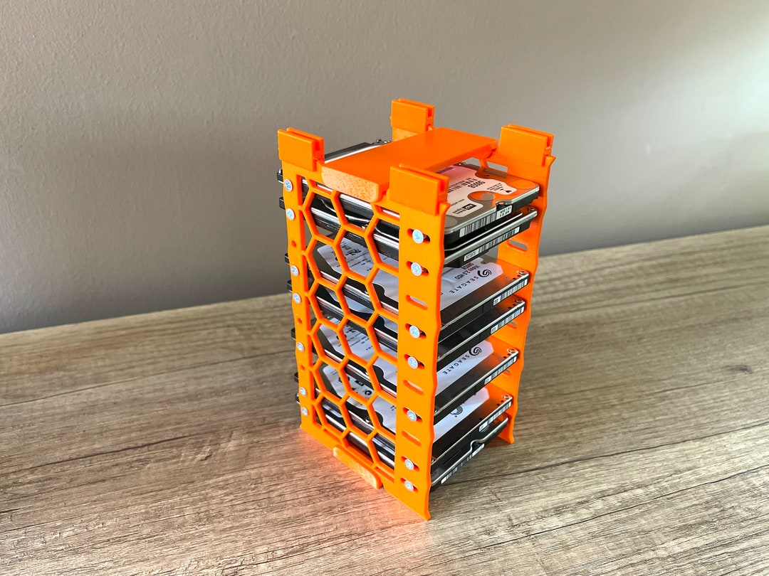 2.5 Inch HDD 10 Hard Drive Caddy - Chia Mining Enclosure Stand