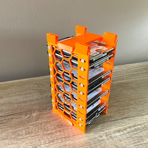 2.5 Inch HDD 10 Hard Drive Caddy - Chia Mining Enclosure Stand - Hard Drive Storage Case - Mount multiple External HDD - Cryptocurrency rig
