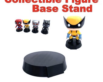 Benutzerdefinierte Funko Pop Figuren kompatibler Standfuß - Funko Pop kompatibler Display Standfuß - Pop Regale - benutzerdefinierte Sammler Vinyl Standfuß