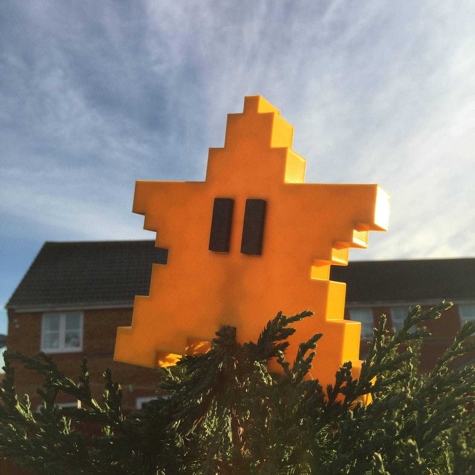 Retro Super Mario Star Tree Topper. This 8bit Christmas Etsy